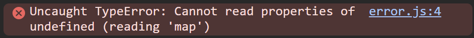 Cannot read properties of undefined (reading ‘map’) error in Javascript.